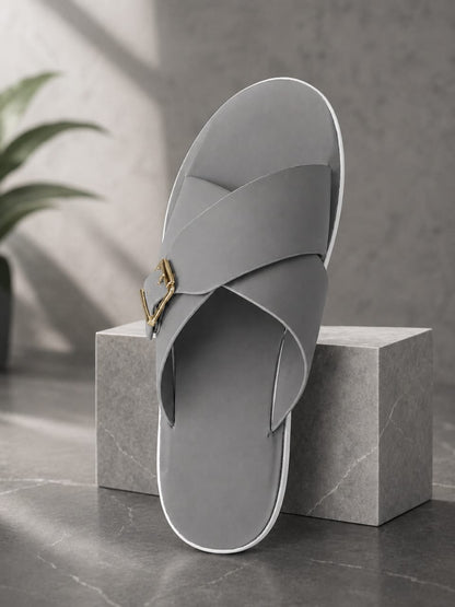 N7 Women’s Soft Cross-Strap Buckle Slippers
