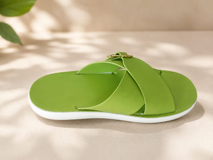 N7 Women’s Soft Cross-Strap Buckle Slippers